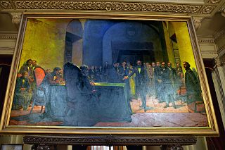 21 Los Constituyentes de 1853 By Antonio Alice 1935 Salon de los Pasos Perdidos National Congress Tour Buenos Aires